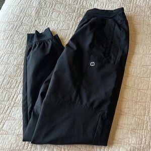 Wonderwink XS black scrub pants joggers